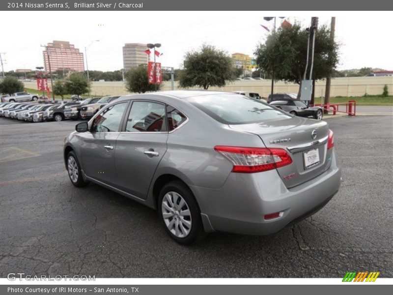Brilliant Silver / Charcoal 2014 Nissan Sentra S