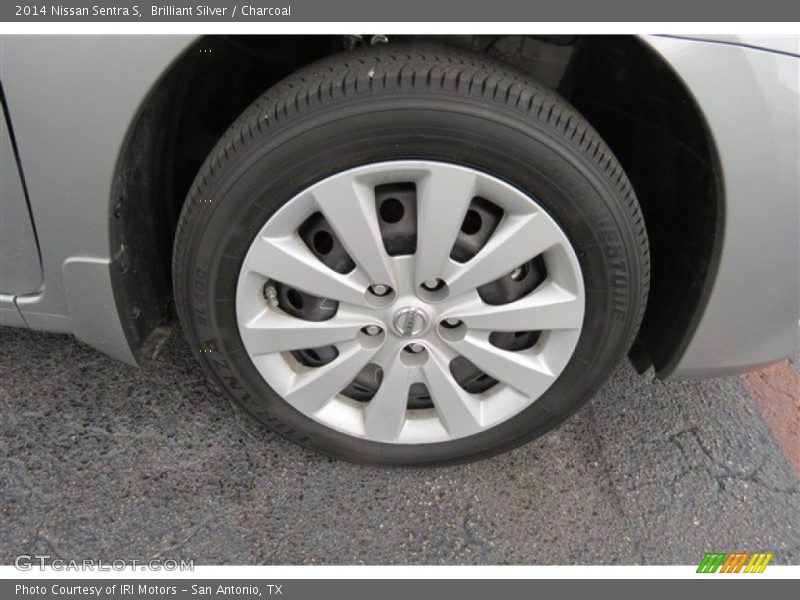 Brilliant Silver / Charcoal 2014 Nissan Sentra S