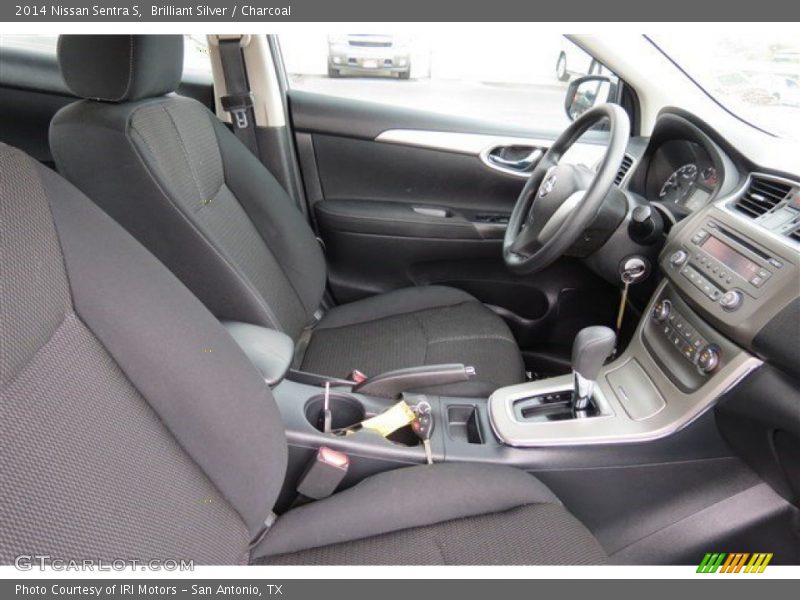 Brilliant Silver / Charcoal 2014 Nissan Sentra S