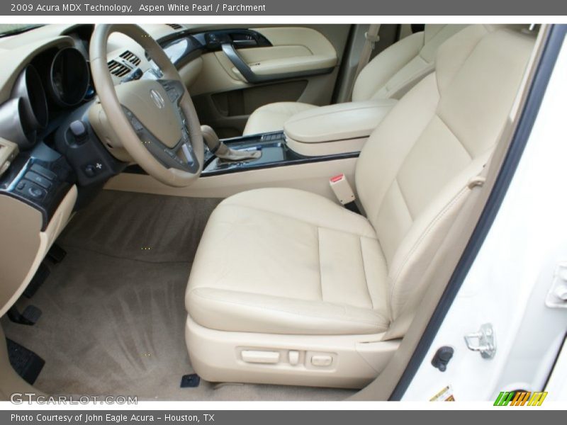 Aspen White Pearl / Parchment 2009 Acura MDX Technology