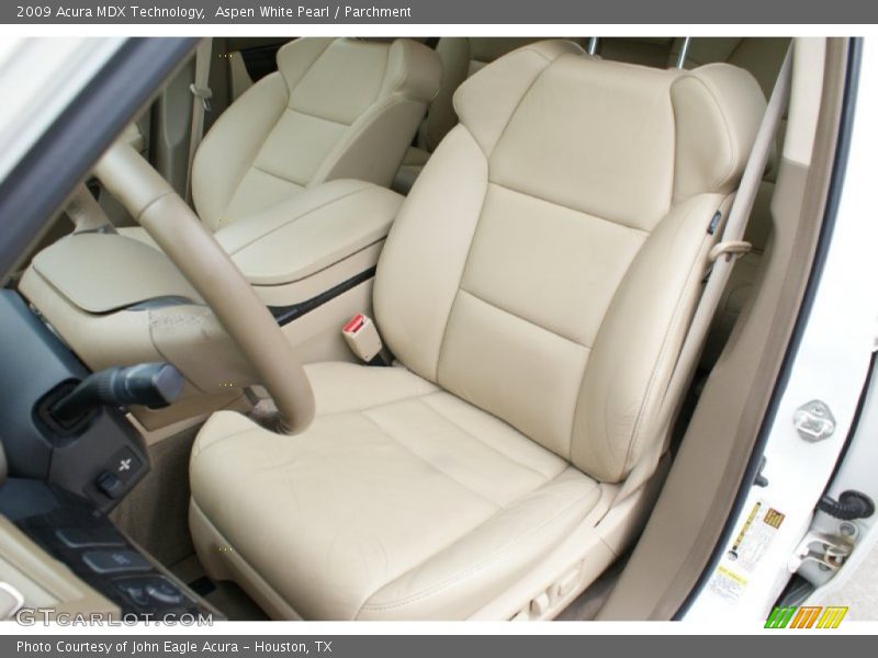 Aspen White Pearl / Parchment 2009 Acura MDX Technology