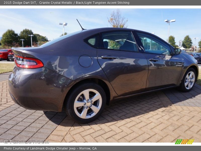 Granite Crystal Metallic / Black/Light Tungsten Accent Stitching 2015 Dodge Dart SXT