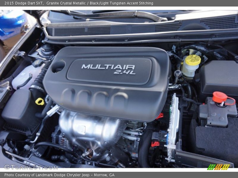 Granite Crystal Metallic / Black/Light Tungsten Accent Stitching 2015 Dodge Dart SXT