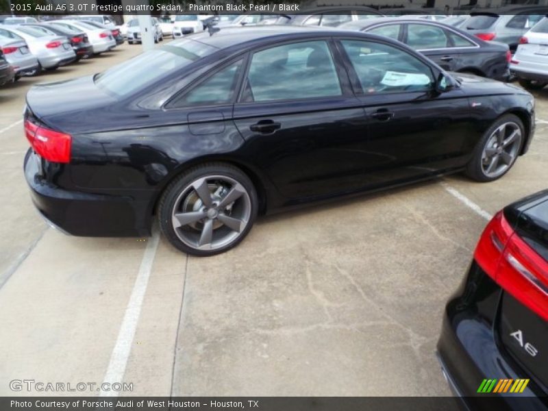 Phantom Black Pearl / Black 2015 Audi A6 3.0T Prestige quattro Sedan