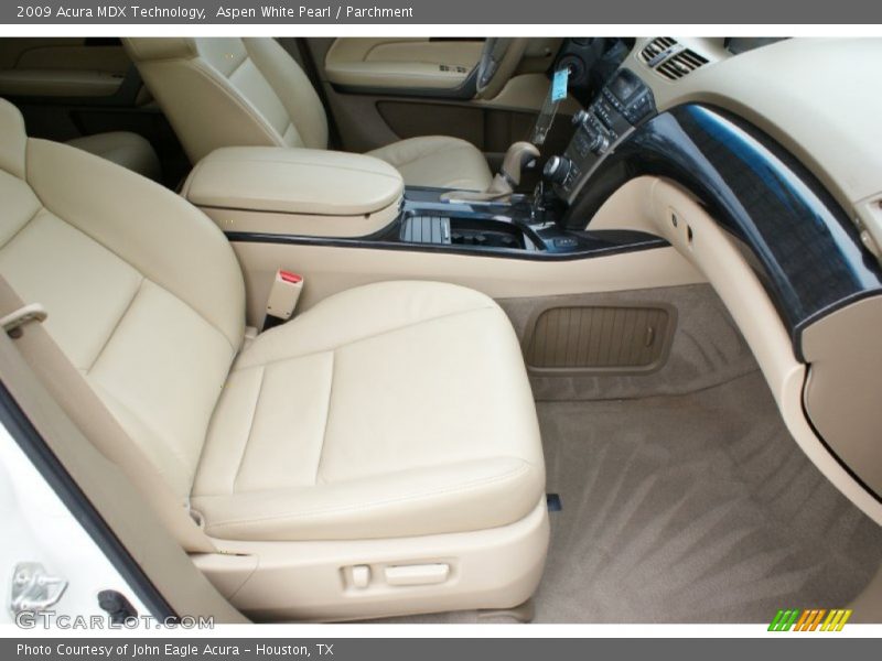 Aspen White Pearl / Parchment 2009 Acura MDX Technology