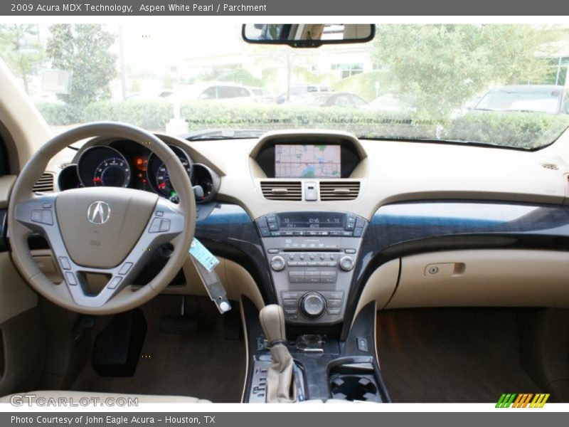 Aspen White Pearl / Parchment 2009 Acura MDX Technology
