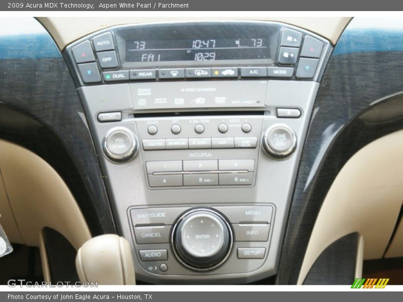 Aspen White Pearl / Parchment 2009 Acura MDX Technology