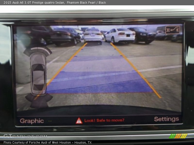Phantom Black Pearl / Black 2015 Audi A6 3.0T Prestige quattro Sedan