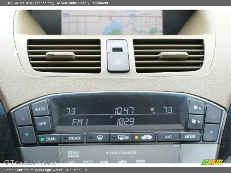 Aspen White Pearl / Parchment 2009 Acura MDX Technology