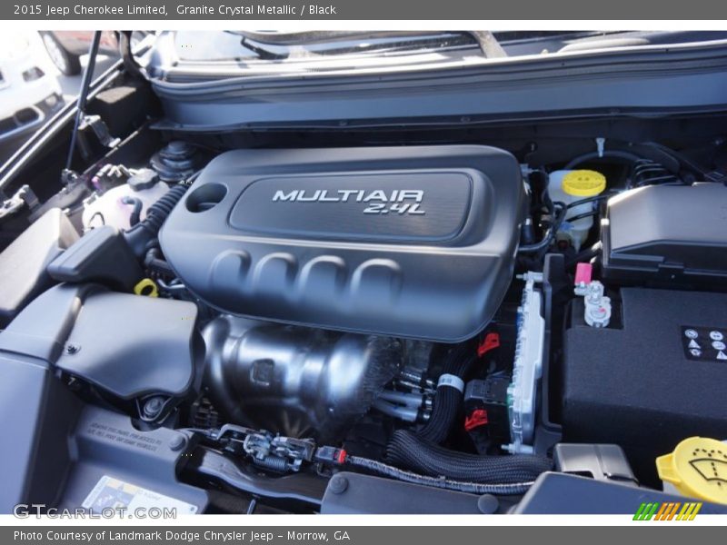 Granite Crystal Metallic / Black 2015 Jeep Cherokee Limited