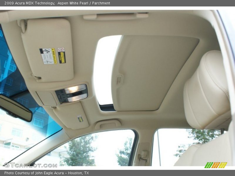 Aspen White Pearl / Parchment 2009 Acura MDX Technology