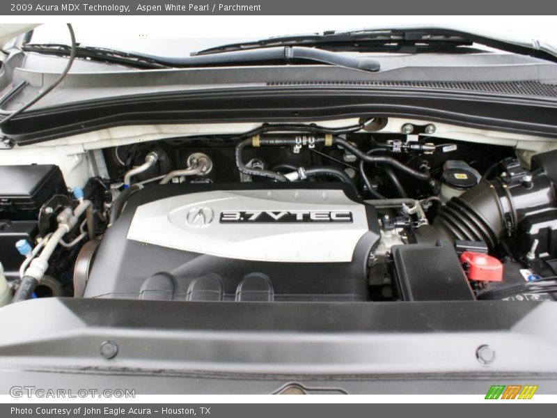 Aspen White Pearl / Parchment 2009 Acura MDX Technology