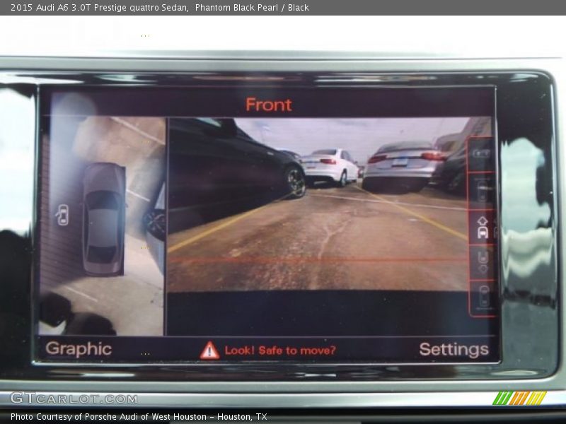 Phantom Black Pearl / Black 2015 Audi A6 3.0T Prestige quattro Sedan