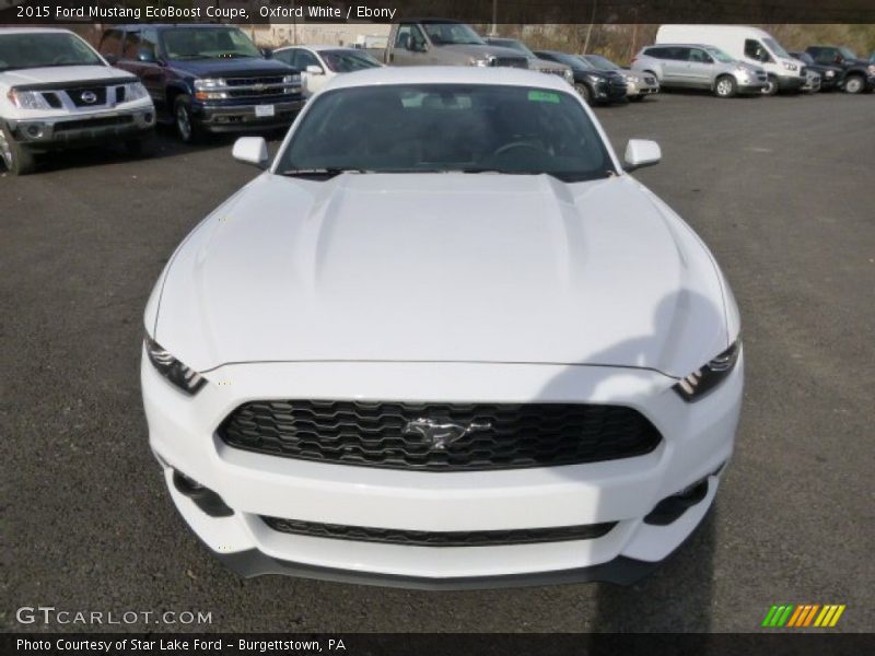  2015 Mustang EcoBoost Coupe Oxford White