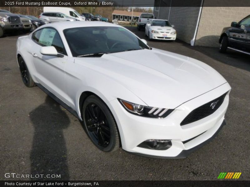 Front 3/4 View of 2015 Mustang EcoBoost Coupe