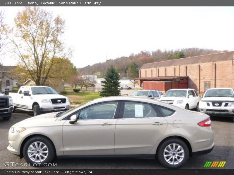 Tectonic Silver Metallic / Earth Gray 2015 Ford Fusion S
