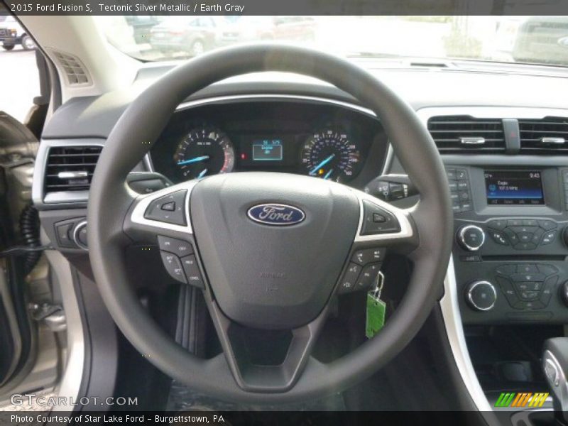 Tectonic Silver Metallic / Earth Gray 2015 Ford Fusion S