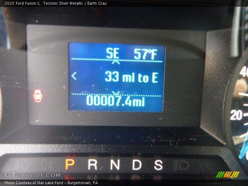 Tectonic Silver Metallic / Earth Gray 2015 Ford Fusion S