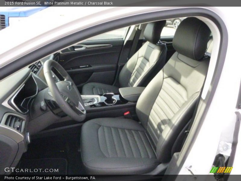 Front Seat of 2015 Fusion SE