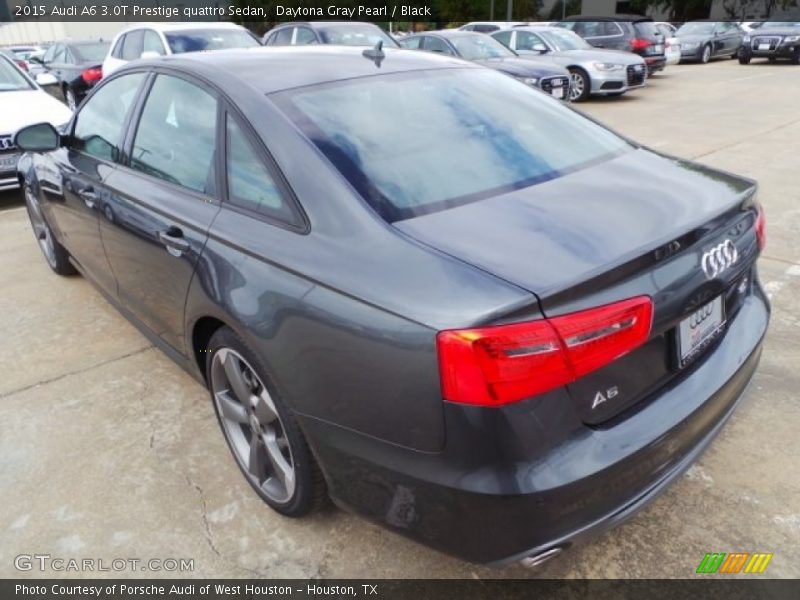 Daytona Gray Pearl / Black 2015 Audi A6 3.0T Prestige quattro Sedan