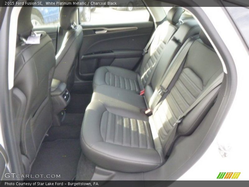 Rear Seat of 2015 Fusion SE