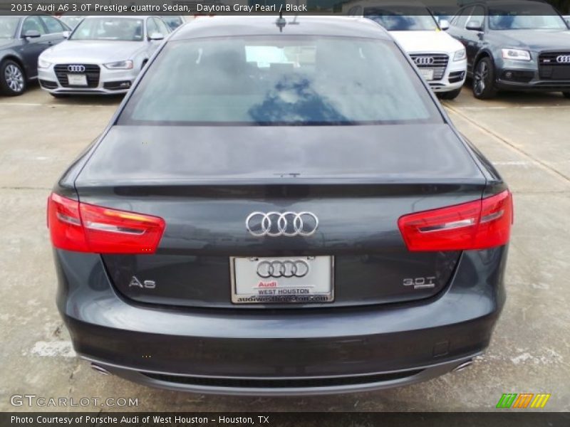 Daytona Gray Pearl / Black 2015 Audi A6 3.0T Prestige quattro Sedan