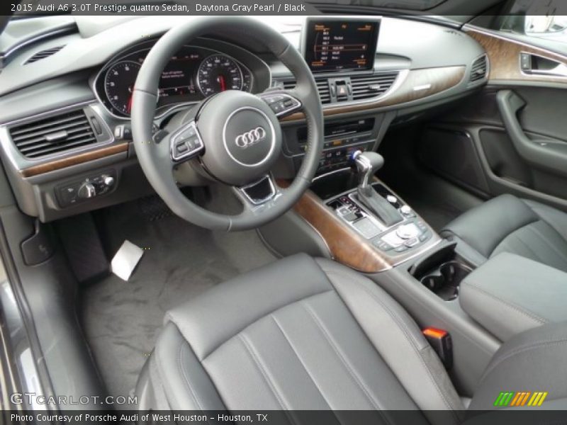Daytona Gray Pearl / Black 2015 Audi A6 3.0T Prestige quattro Sedan
