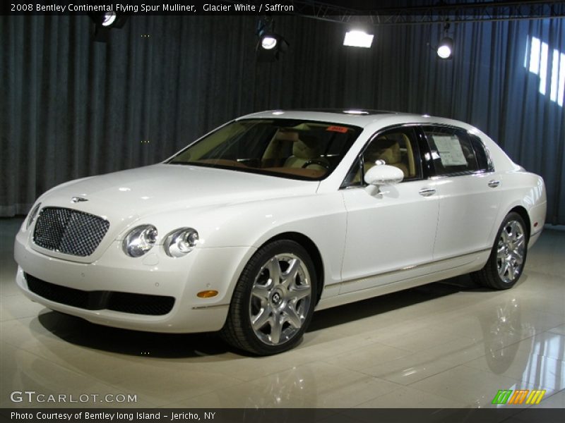 Glacier White / Saffron 2008 Bentley Continental Flying Spur Mulliner