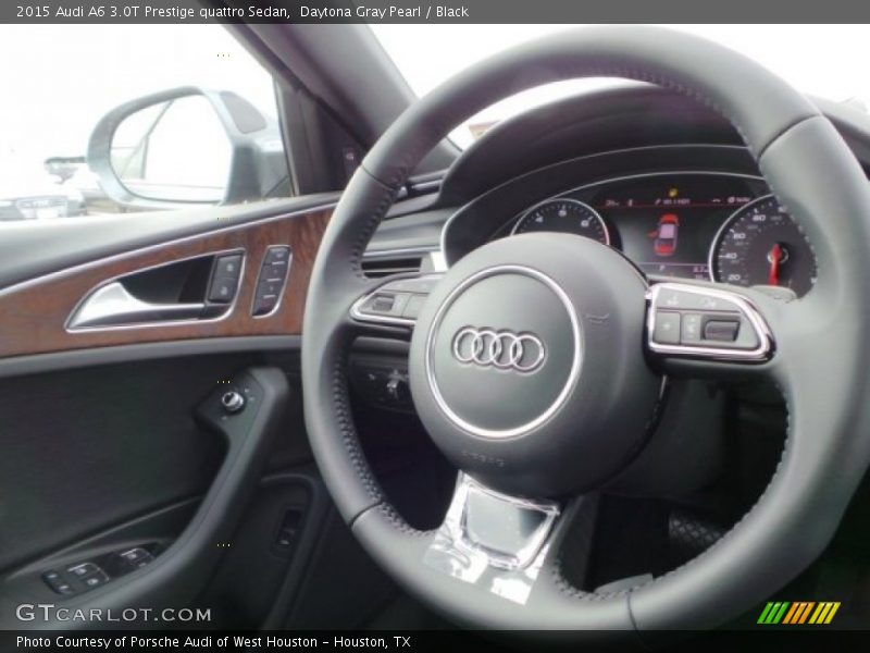 Daytona Gray Pearl / Black 2015 Audi A6 3.0T Prestige quattro Sedan