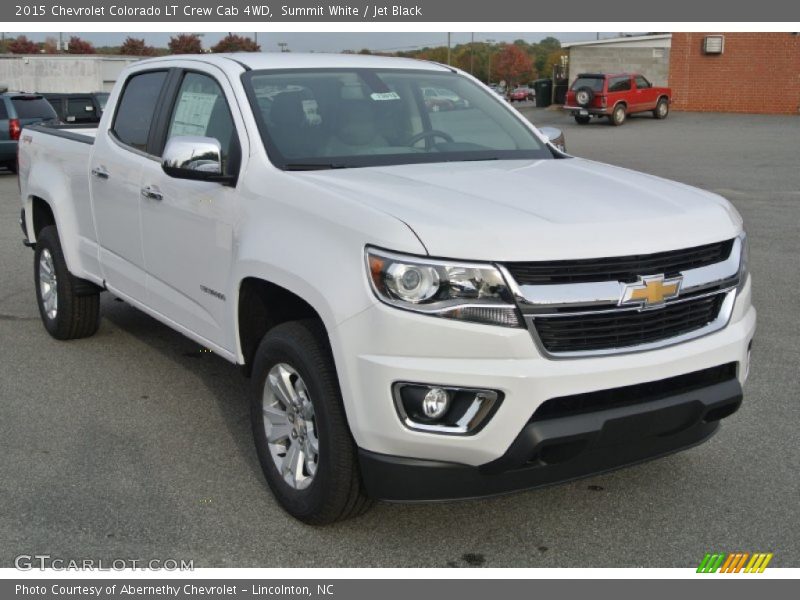 Summit White / Jet Black 2015 Chevrolet Colorado LT Crew Cab 4WD