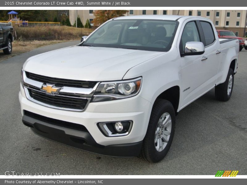 Summit White / Jet Black 2015 Chevrolet Colorado LT Crew Cab 4WD