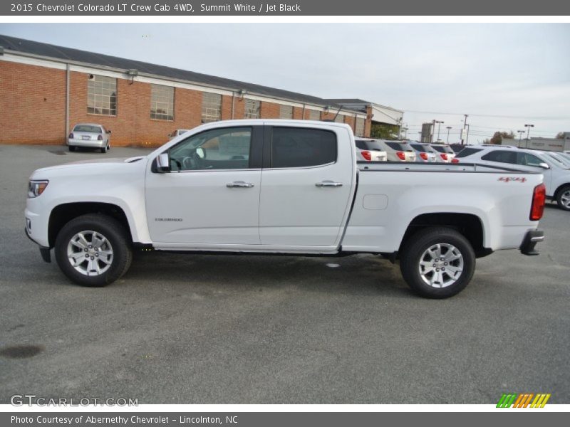 Summit White / Jet Black 2015 Chevrolet Colorado LT Crew Cab 4WD