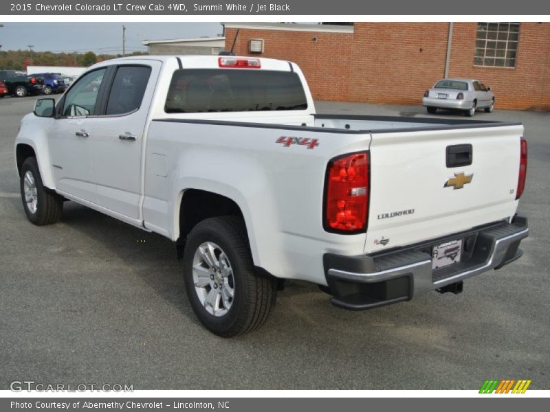 Summit White / Jet Black 2015 Chevrolet Colorado LT Crew Cab 4WD