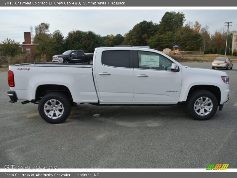 Summit White / Jet Black 2015 Chevrolet Colorado LT Crew Cab 4WD