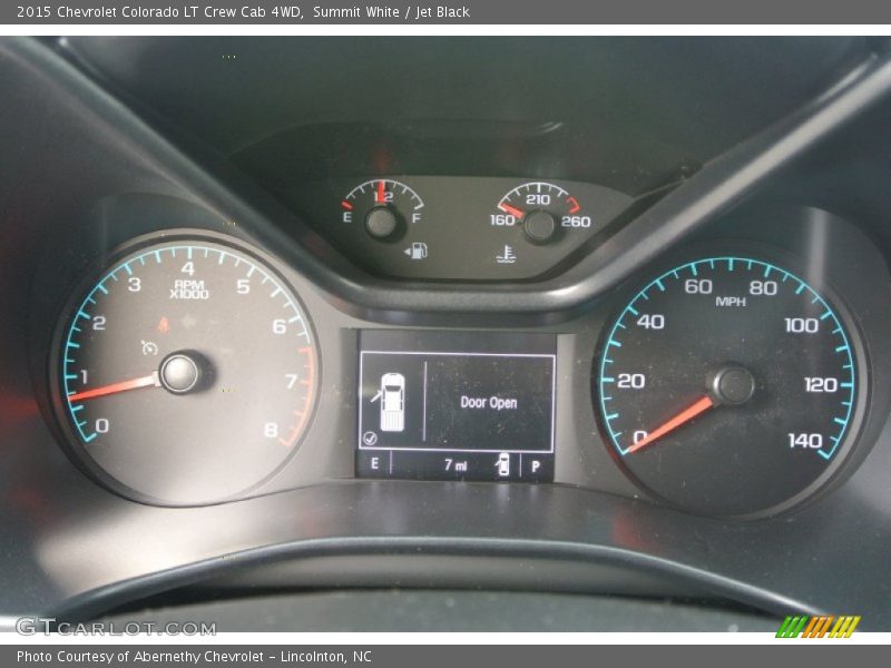 Summit White / Jet Black 2015 Chevrolet Colorado LT Crew Cab 4WD