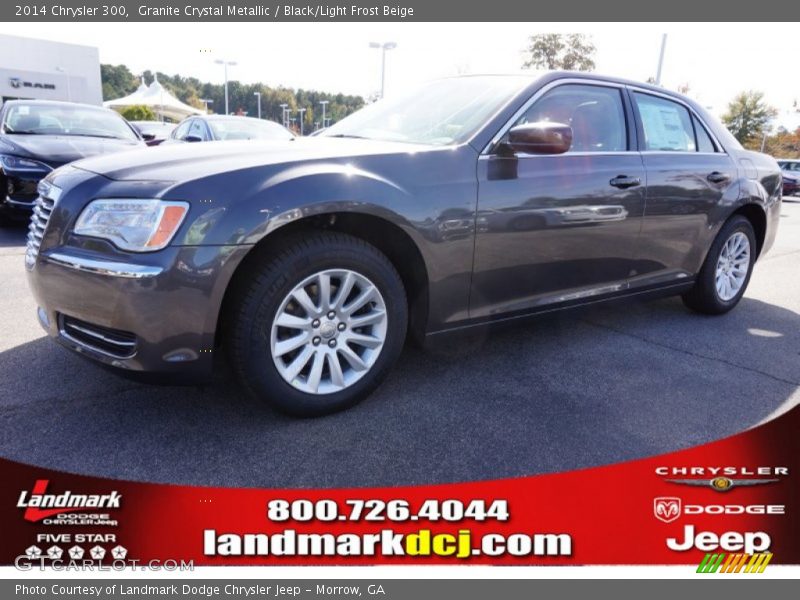 Granite Crystal Metallic / Black/Light Frost Beige 2014 Chrysler 300