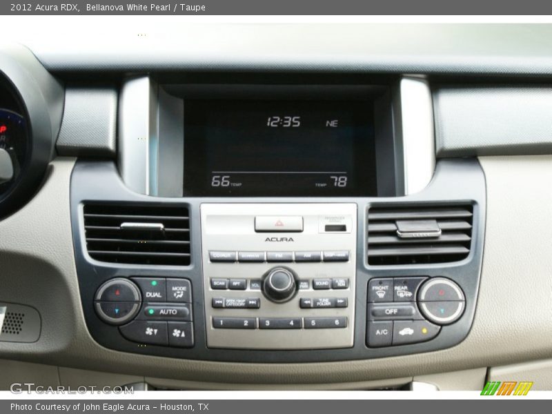 Bellanova White Pearl / Taupe 2012 Acura RDX