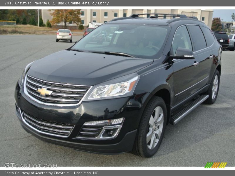 Black Granite Metallic / Ebony 2015 Chevrolet Traverse LTZ