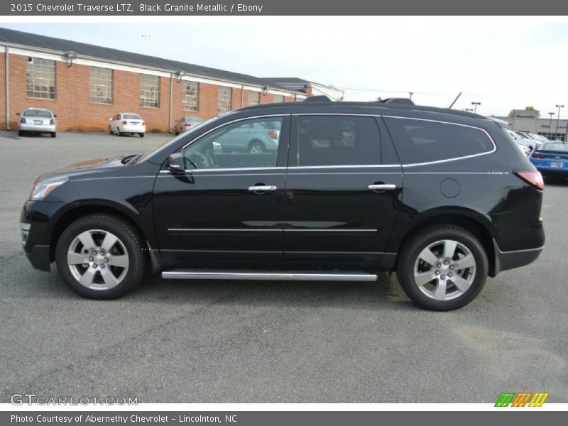 Black Granite Metallic / Ebony 2015 Chevrolet Traverse LTZ
