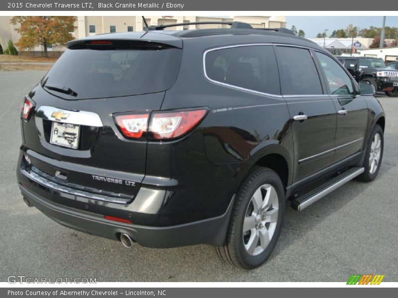 Black Granite Metallic / Ebony 2015 Chevrolet Traverse LTZ