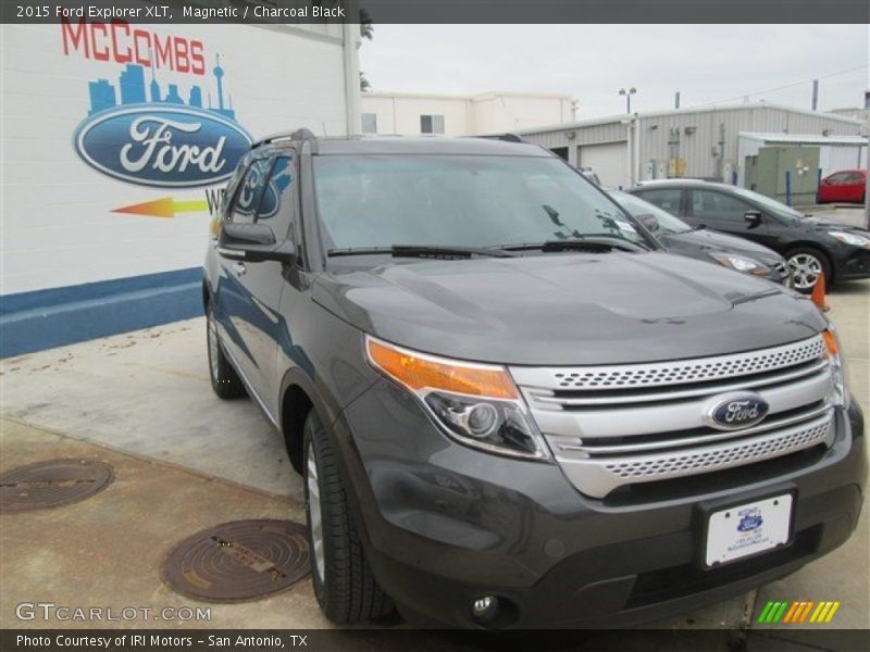 Magnetic / Charcoal Black 2015 Ford Explorer XLT