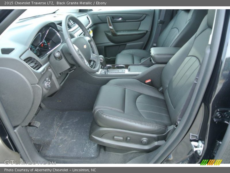 Black Granite Metallic / Ebony 2015 Chevrolet Traverse LTZ