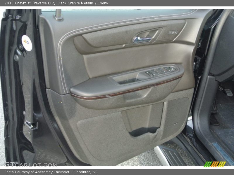 Black Granite Metallic / Ebony 2015 Chevrolet Traverse LTZ