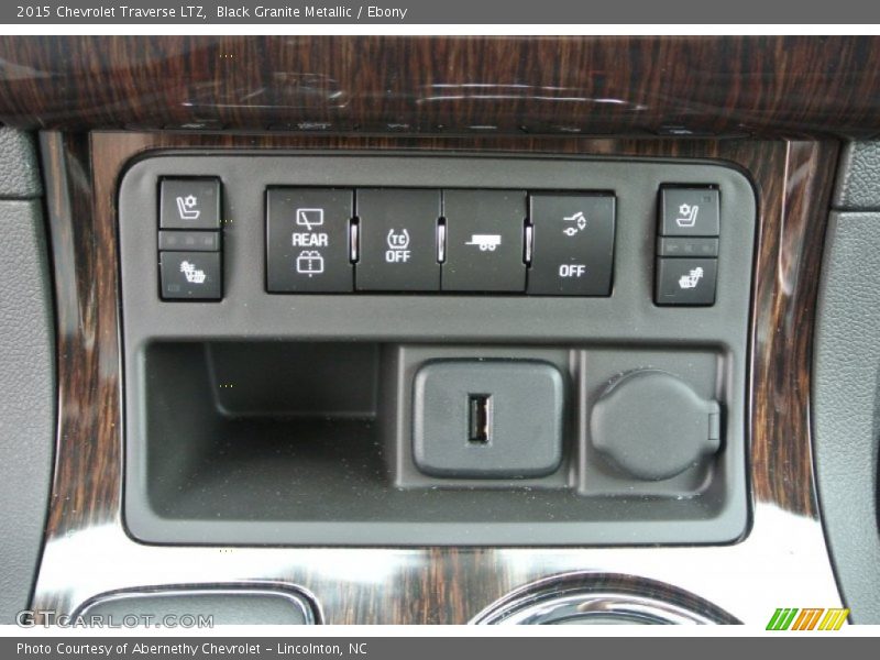 Black Granite Metallic / Ebony 2015 Chevrolet Traverse LTZ