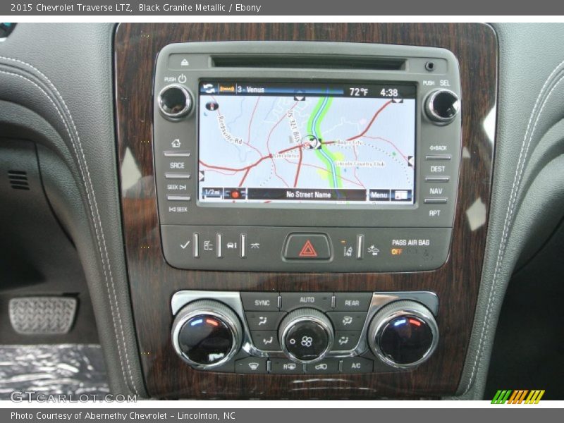 Black Granite Metallic / Ebony 2015 Chevrolet Traverse LTZ
