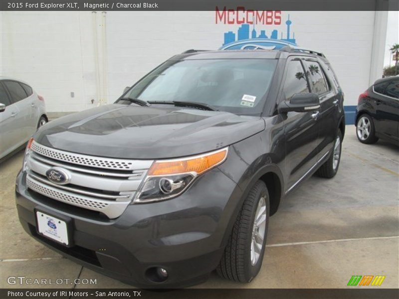 Magnetic / Charcoal Black 2015 Ford Explorer XLT