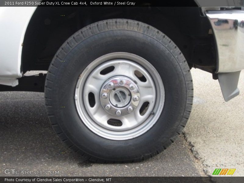 Oxford White / Steel Gray 2011 Ford F250 Super Duty XL Crew Cab 4x4