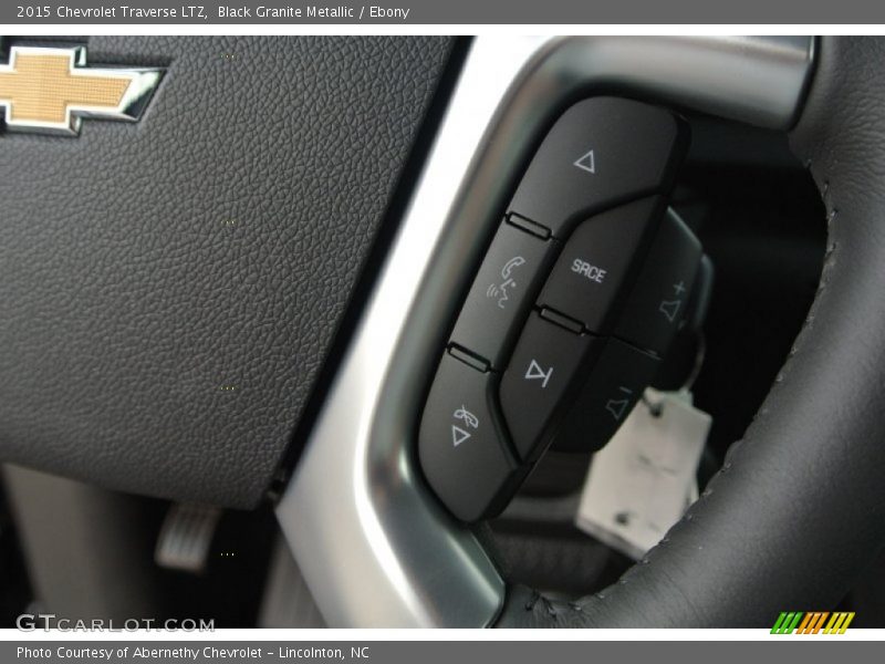 Black Granite Metallic / Ebony 2015 Chevrolet Traverse LTZ