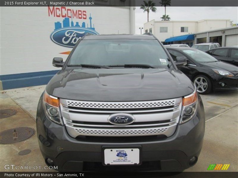 Magnetic / Charcoal Black 2015 Ford Explorer XLT