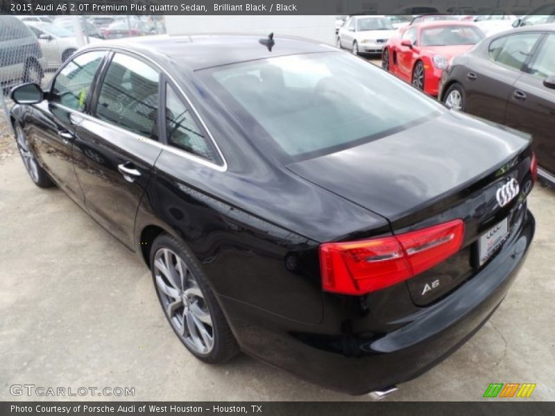 Brilliant Black / Black 2015 Audi A6 2.0T Premium Plus quattro Sedan